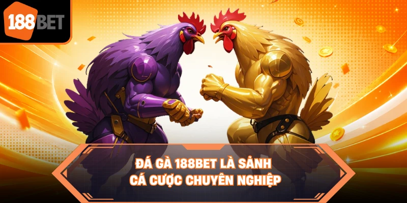 Đá gà 188BET là sảnh cá cược chuyên nghiệp
